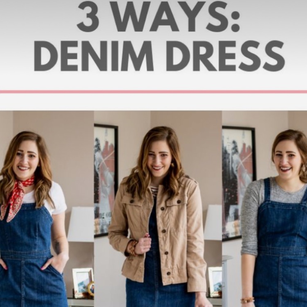 Denim dress